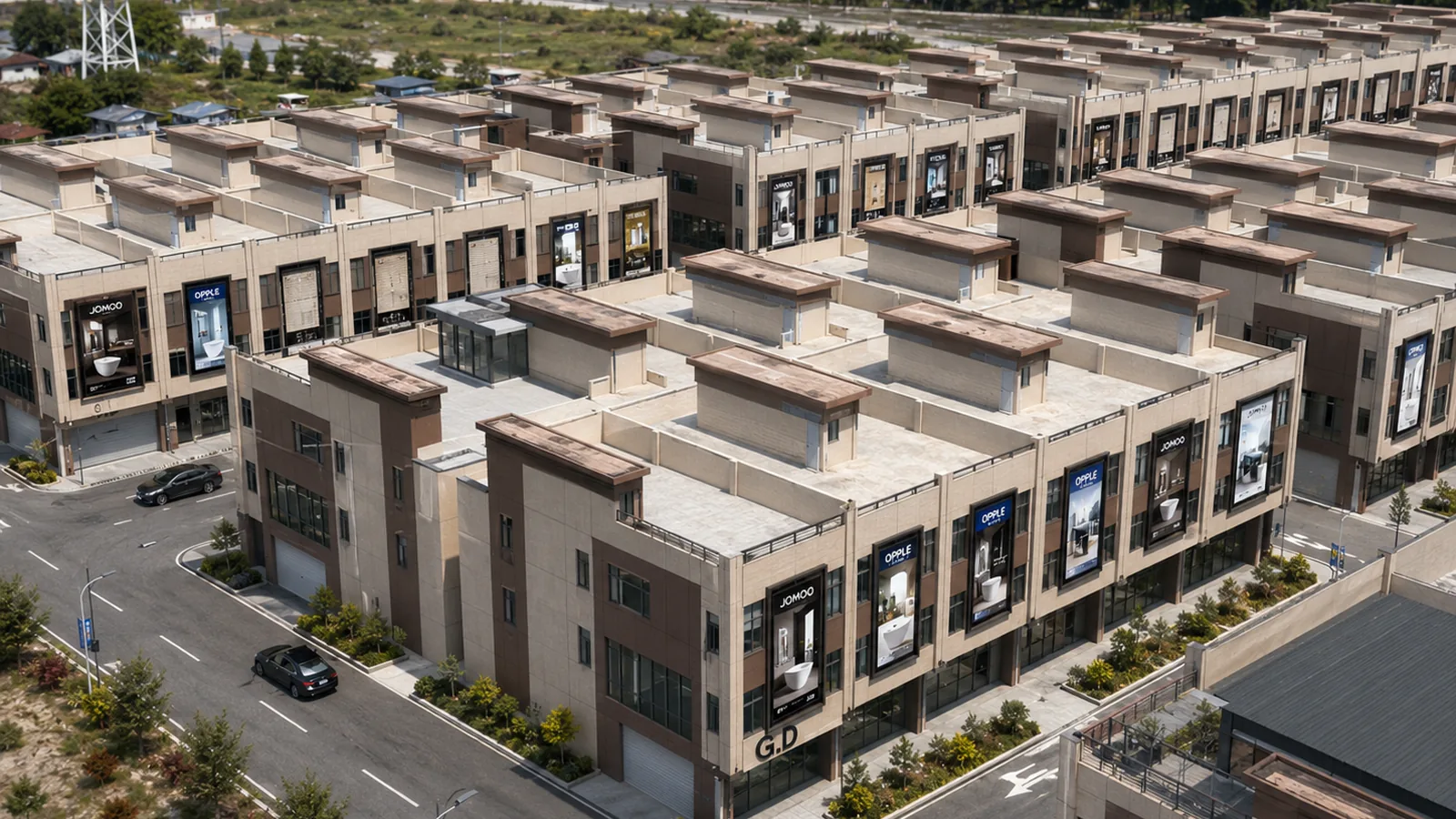 Global Construct City building materials trade park